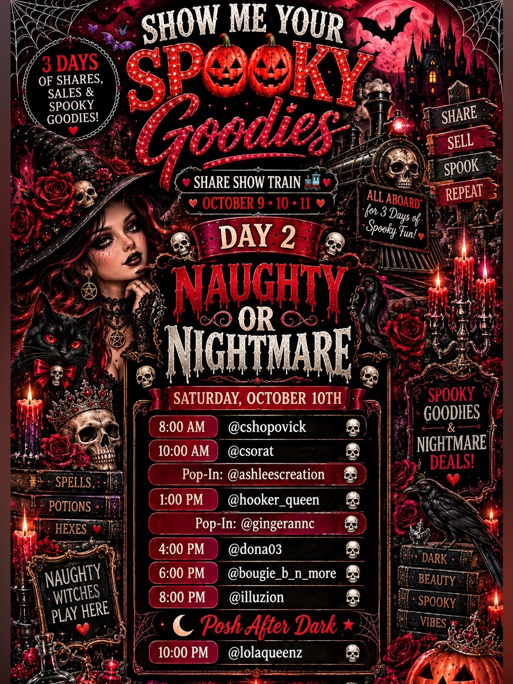 🎃🚂 SHOW ME YOUR SPOOKY GOODIES - 3 DAY SHARE SHOW TRAIN! 👻💜 - Picture 3 of 5